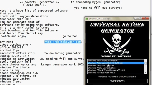 Universal Keygen Generator 2015 Working Free Download