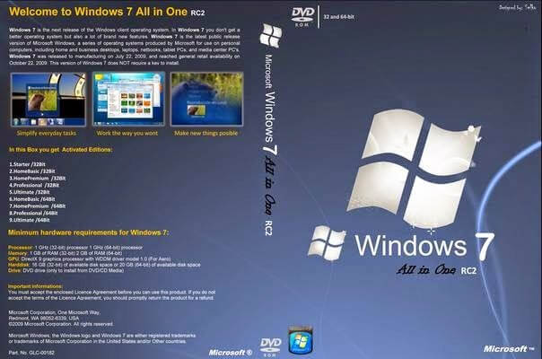 Windows 7 AIO 9in1 OEM ESD (x86x64) Free Download