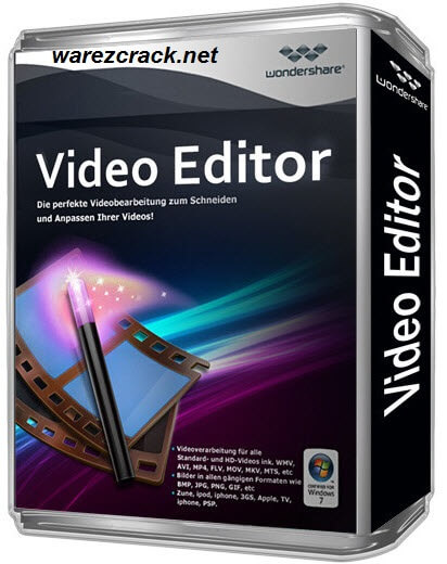 Wondershare Video Editor Crack Free Download