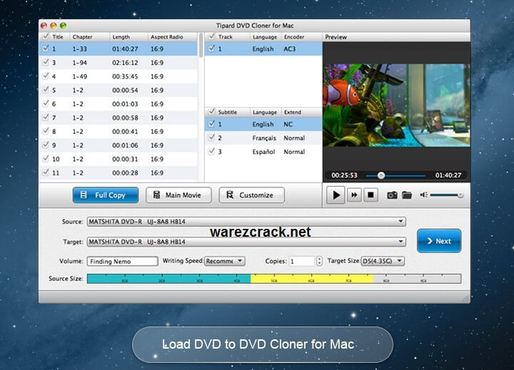 tipard dvd cloner for mac registration code