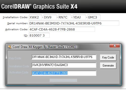 Corel Draw X4 Serial Number