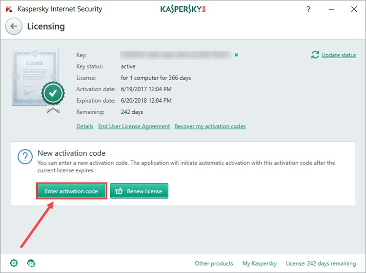 Kaspersky Internet Security 2018 Key