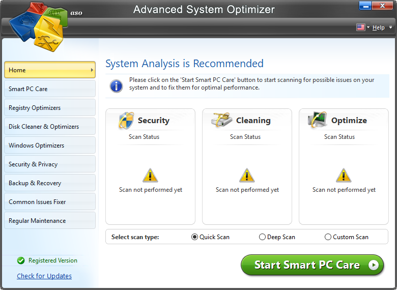 Advanced System Optimizer 3.9.3645 Crack