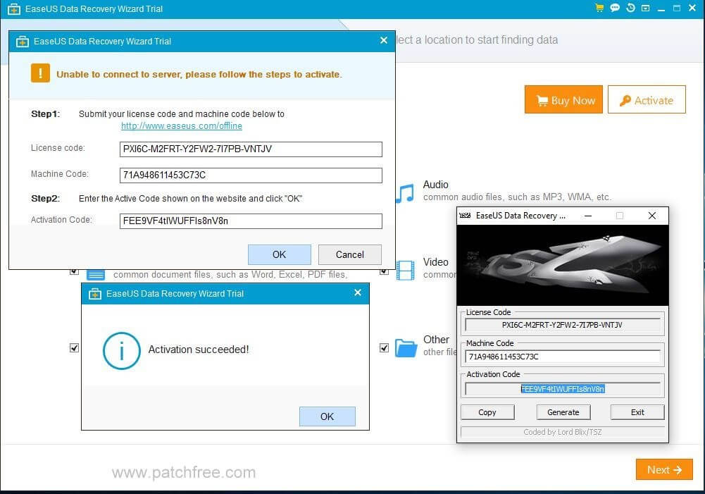 easeus partition master 12.5 license code serial key