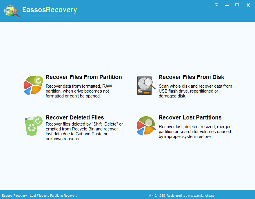 eassos recovery License Key