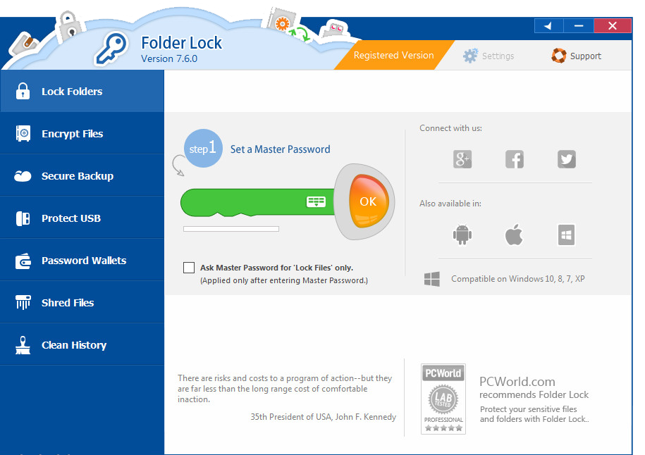 Folder Lock Crack with Registration Key